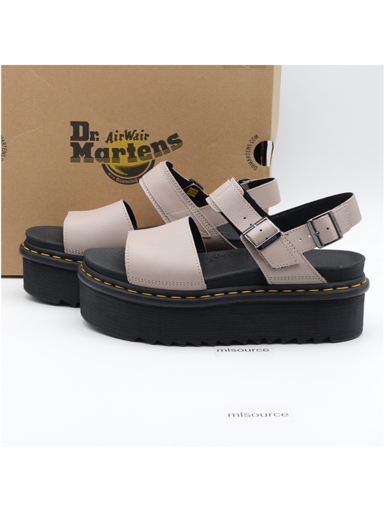 Dr. Martens Shoes - NEW Dr. Martens Voss Quad PISA Leather Platform Sandals